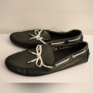 Louis Vuitton Monochome Leather Arizona Loafers Size 10US